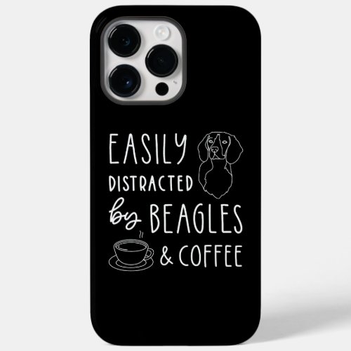 Beagle Dog Lovers Beagles  Coffee Case_Mate iPhone 14 Pro Max Case