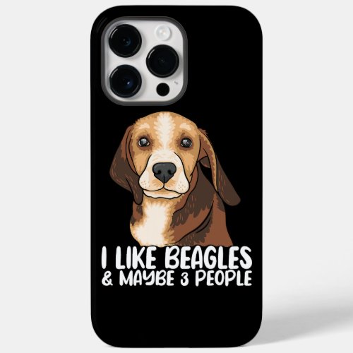 Beagle Dog Lovers Funny Beagle  Case_Mate iPhone 14 Pro Max Case