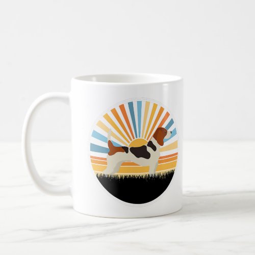 beagle _ dog mom dog dad  sunset pet  coffee mug