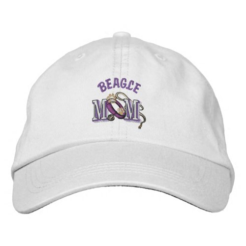 Beagle Dog MOM Embroidered Baseball Hat