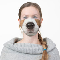 Beagle Dog Mouth Funny Face Adult Cloth Face Mask