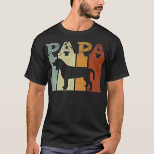 Beagle Dog Or Puppy Owner Vintage- PAPA Retro T-Shirt