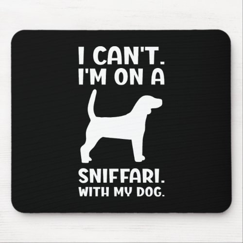 Beagle Dog Owner Design Pet Dog Lover  Mouse Pad