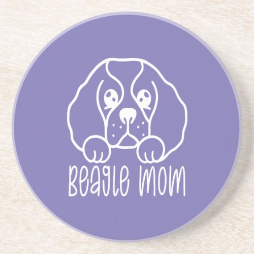 Beagle Dog Owner Mom Pet Dog Lover  Coaster