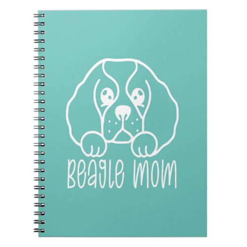 Beagle Dog Owner Mom Pet Dog Lover  Notebook