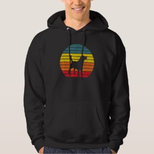 Beagle Dog Owners Retro Style Vintage Colorful Sun Hoodie