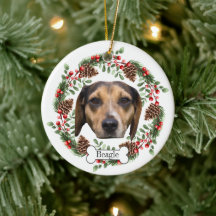 beagle dog Personalized Pet Ornament