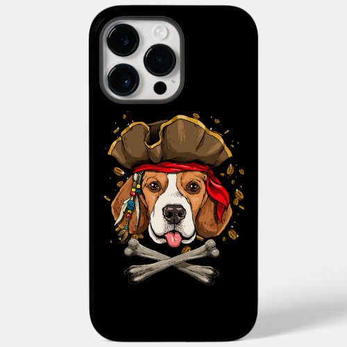 Beagle Dog Pirate Jolly Roger Flag Case_Mate iPhone 14 Pro Max Case