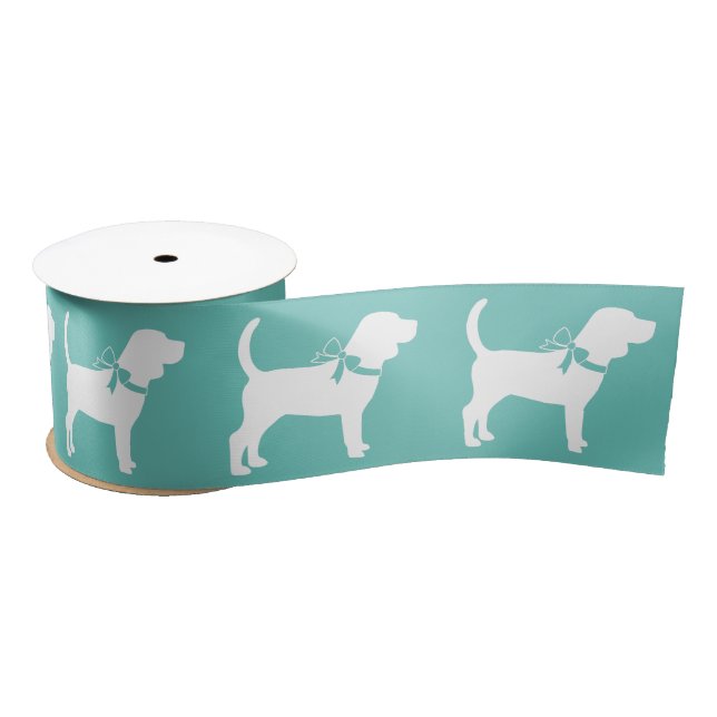 Beagle Dog Puppy Satin Ribbon (Spool)