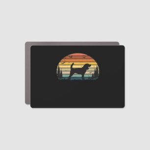 Beagle Dog Retro Vintage Classic T-Shirt Car Magnet