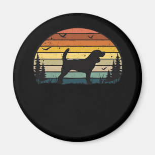 Beagle Dog Retro Vintage Classic T-Shirt Magnet