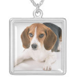 Beagle Dog Sterling Silver Necklace