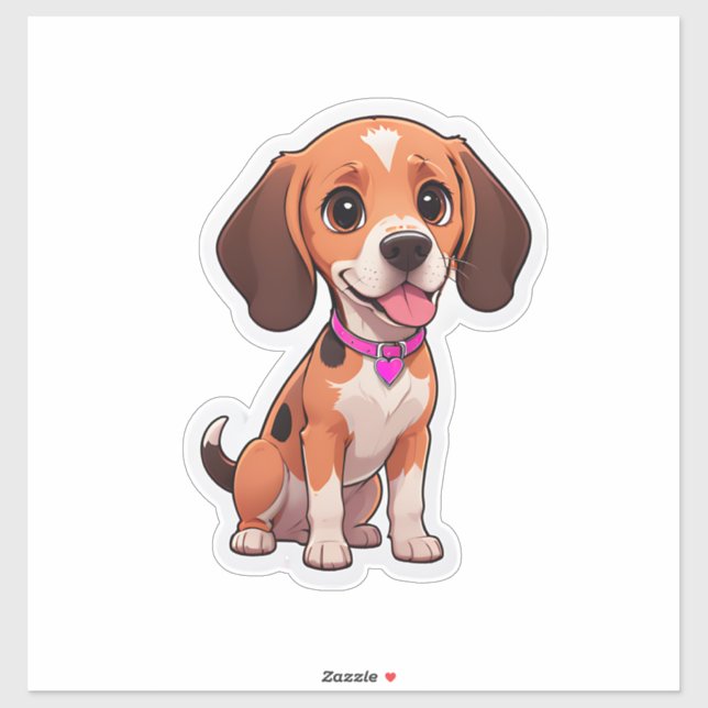 Beagle Dog Sticker (Sheet)