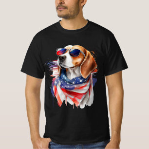 Beagle Dog Sublimation Watercolor t-shirt
