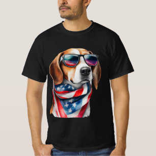 Beagle Dog Sublimation Watercolor T-Shirt