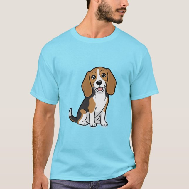 Beagle Dog T-Shirt (Front)