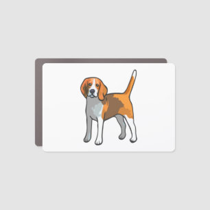 Beagle Dog T Shirt Car Magnet