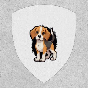Beagle Dog T Shirt Patch