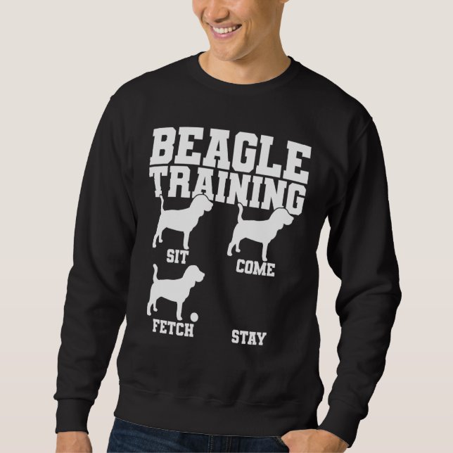 Beagle Dog Trainer Sweatshirt (Front)