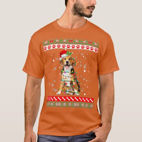 Beagle Dog Ugly Sweater Christmas Puppy Dog Lover 
