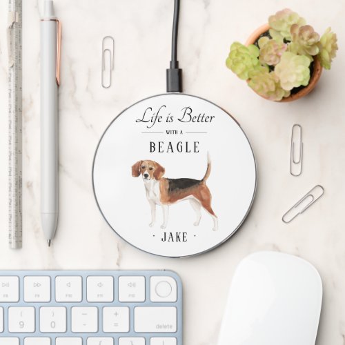 Beagle Dog WIRELESS CHARGER 