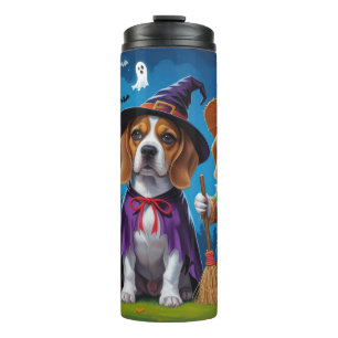 Beagle Dogs Pumpkin Halloween Funny Thermal Tumbler