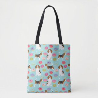 Beagle Donut Tote Bag