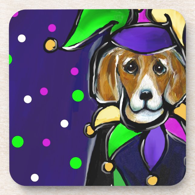 BEAGLE DRINK COASTER (Front)