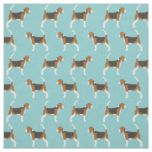 Beagle fabric - cute beagle dog fabric for quilts