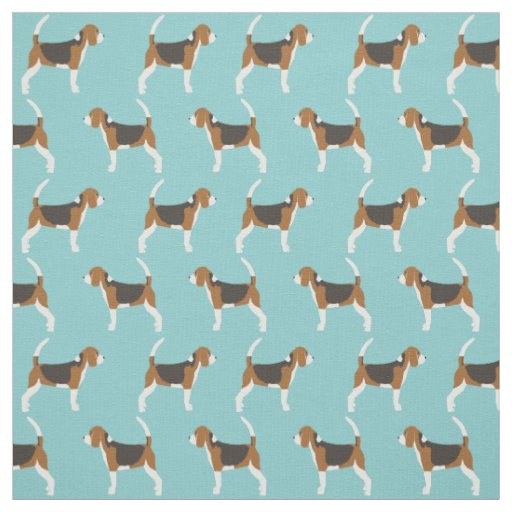 Beagle fabric - cute beagle dog fabric for quilts