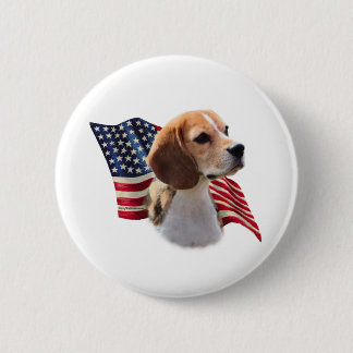 Beagle Flag - Button