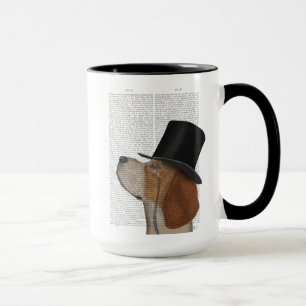 Beagle, Formal Hound and Hat Mug
