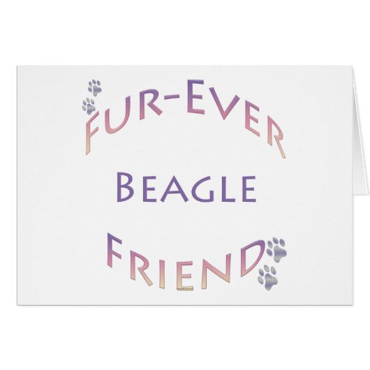 Beagle Furever Cards (Front Horizontal)