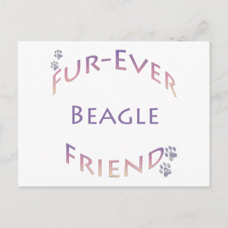 Beagle Furever Postcard