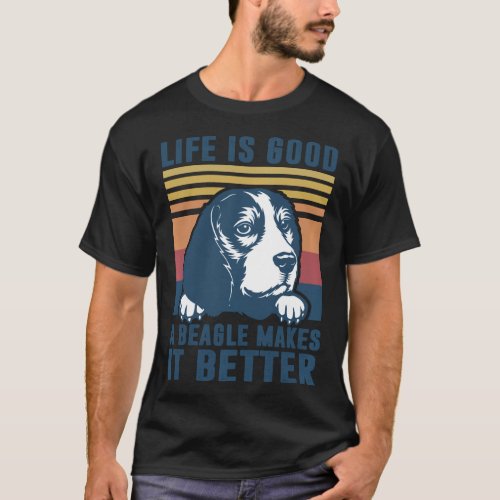 Beagle Gifts For Men Women Beagle Dog Mom Dad Beag T_Shirt