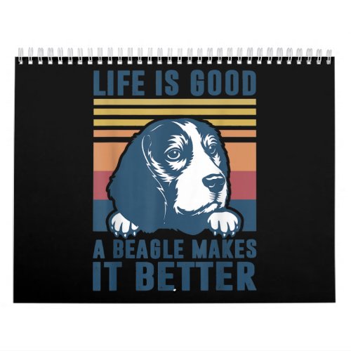 Beagle Gifts For Men Women Beagle Dog Mom Dad Calendar