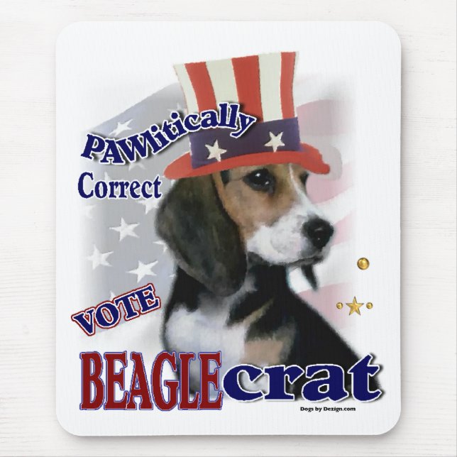 Beagle Gifts Mouse Pad (Front)