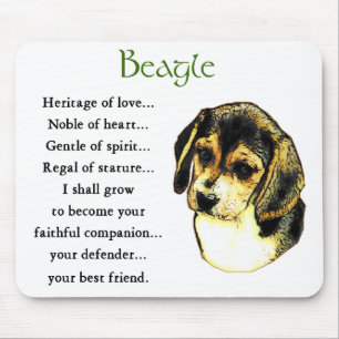 Beagle Gifts Mouse Pad