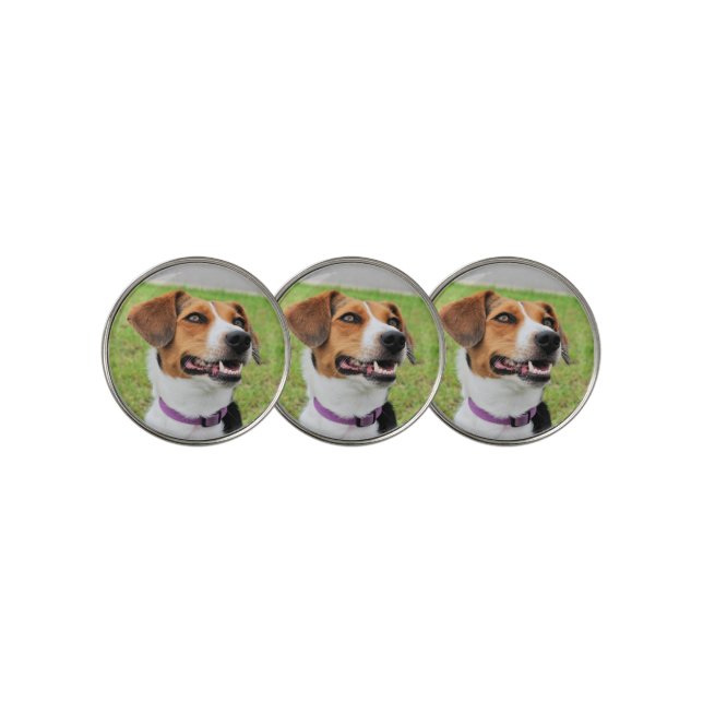 Beagle Golf Ball Marker (3 Up)