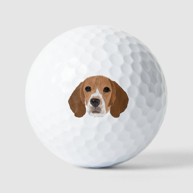 Beagle Golf Balls (Front)