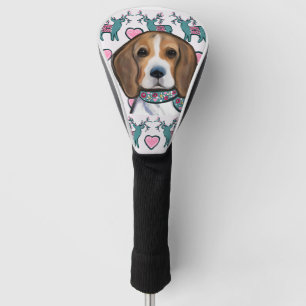 Beagle golf head cover