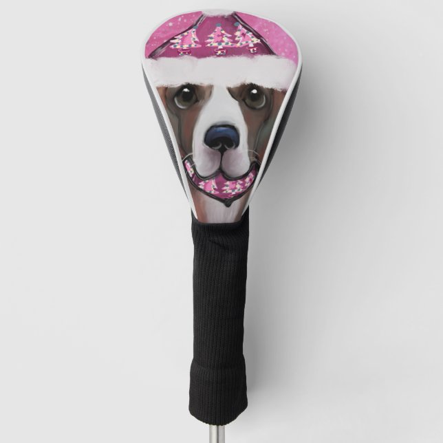 Beagle Golf Head Cover (Front)