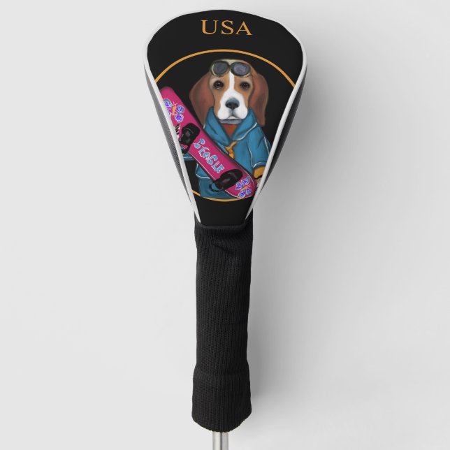  BEAGLE GOLF HEAD COVER (Front)