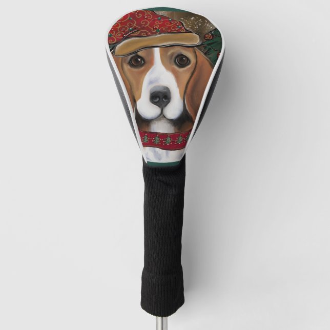 Beagle Golf Head Cover (Front)