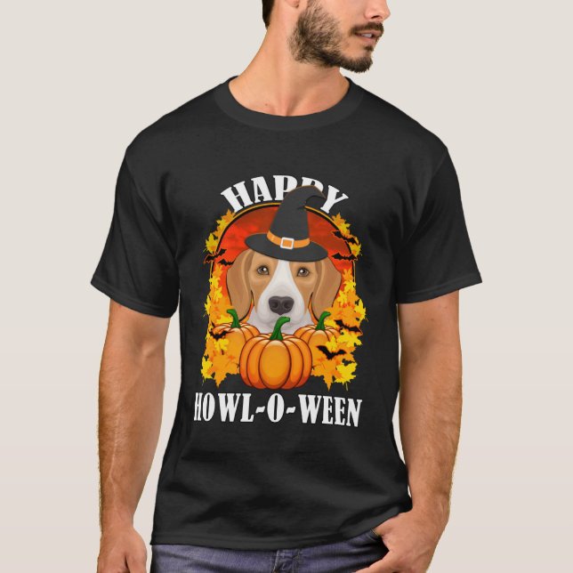 Beagle Halloween  For Dog  Men Women Kids T-Shirt (Front)
