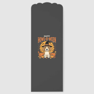 Beagle Halloween Howl-O-Ween Dog Pumpkin Design_1 Bookmarks
