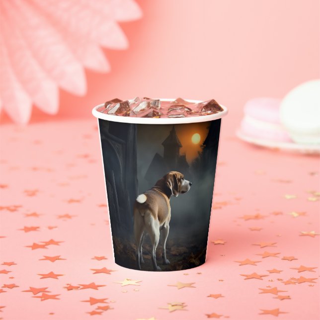 Beagle Halloween Scary  Paper Cups (Insitu)