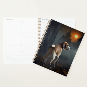 Beagle Halloween Scary Planner