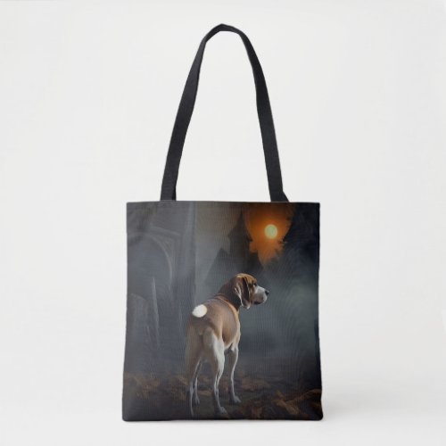 Beagle Halloween Scary  Tote Bag