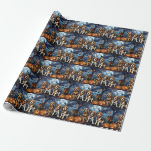 Beagle Halloween Spooky Wrapping Paper